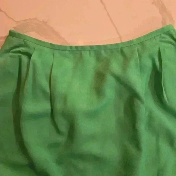 Jones New York Womens Lined Midi Skirt Clover Green size 6 - Picture 5 of 6
